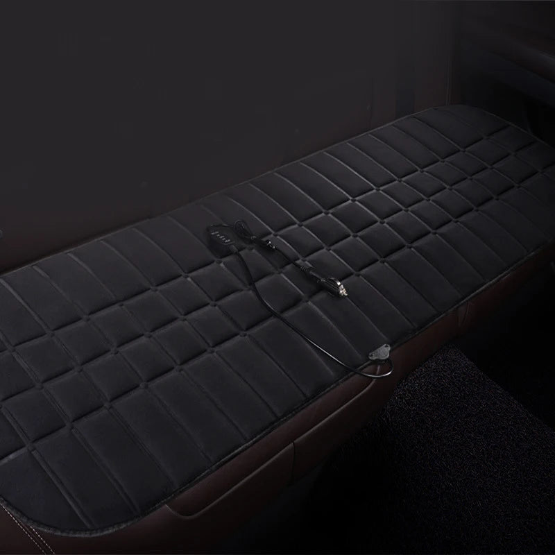 12V Car Rear Back Heated Heating Seat Cushion Cover Car Universal Winter Warming Heater Protector Mat Accessories