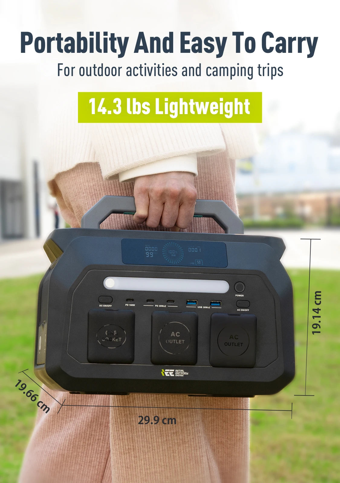 Transform your outdoor adventures with a portable power solution that fits easily in any gear bag.