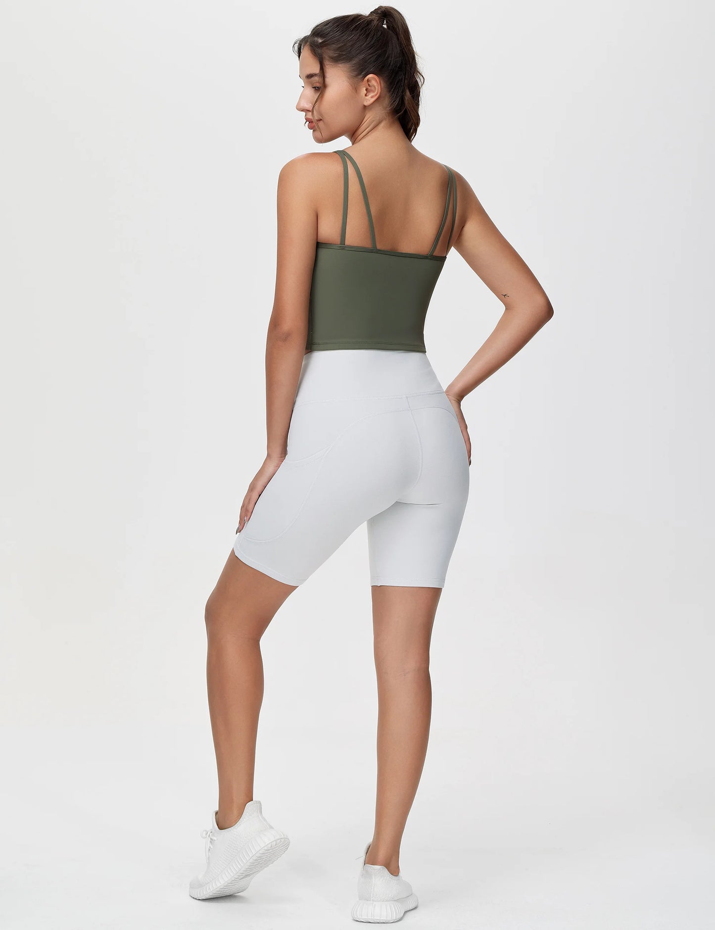 Transform your workout routine with this longline sports bra that offers sleek support without underwires.