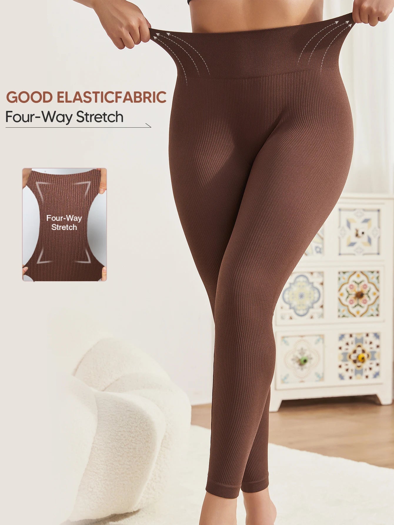 High Waisted Leggings For Women Tummy Control Non See Through Yoga Pants