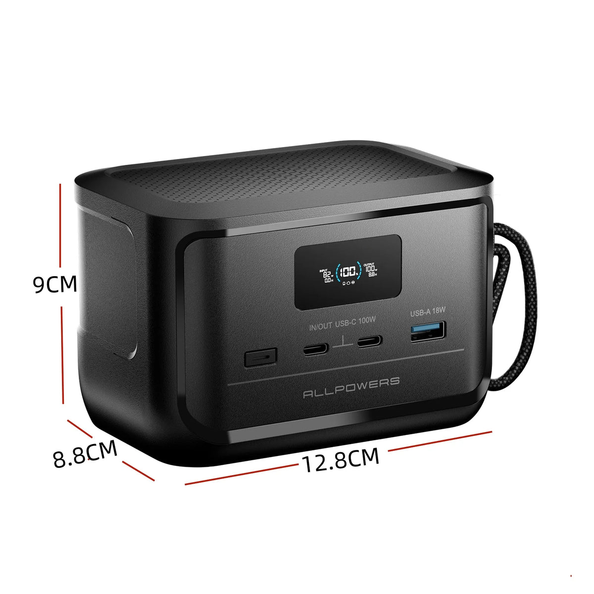 Keep your adventures powered up and your home ready for unexpected outages with the Allpowers Solax P100 portable power station.