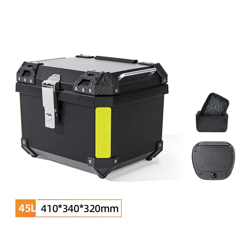 Heavy Duty Universal Waterproof Motorcycle Top Case Trunk With Anti Theft Lock Storage Box