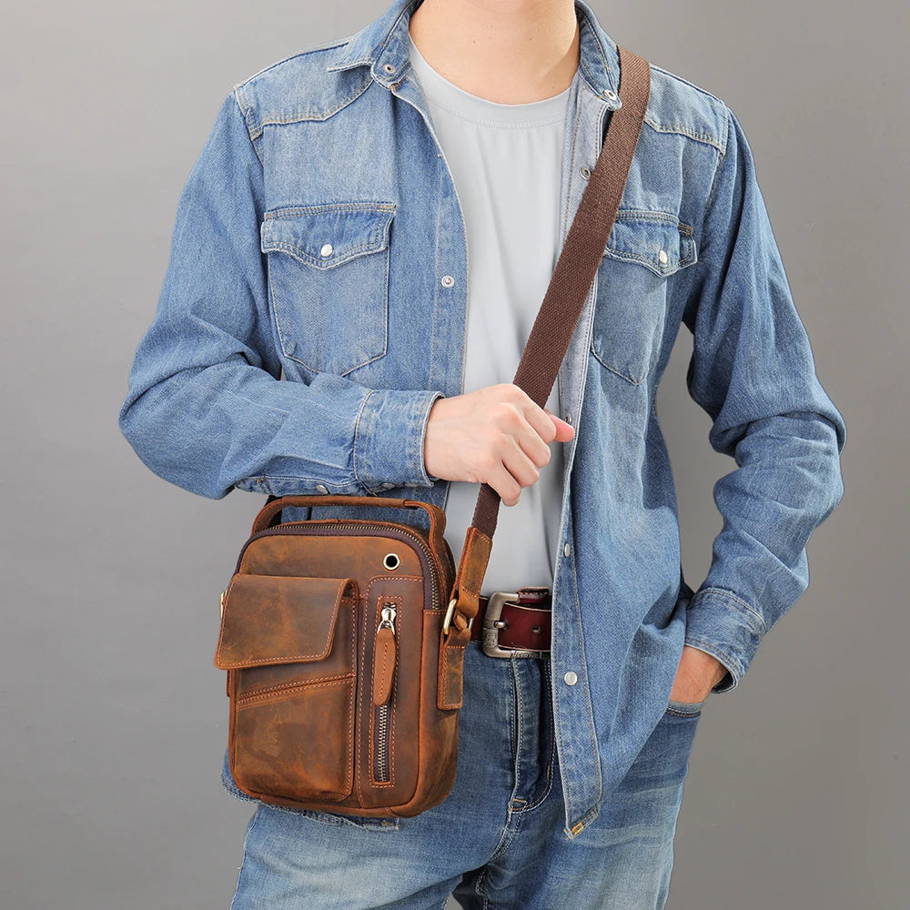 Elevate your everyday essentials with a meticulously crafted crossbody bag engineered specifically for the modern professional commuter navigating busy urban environments.