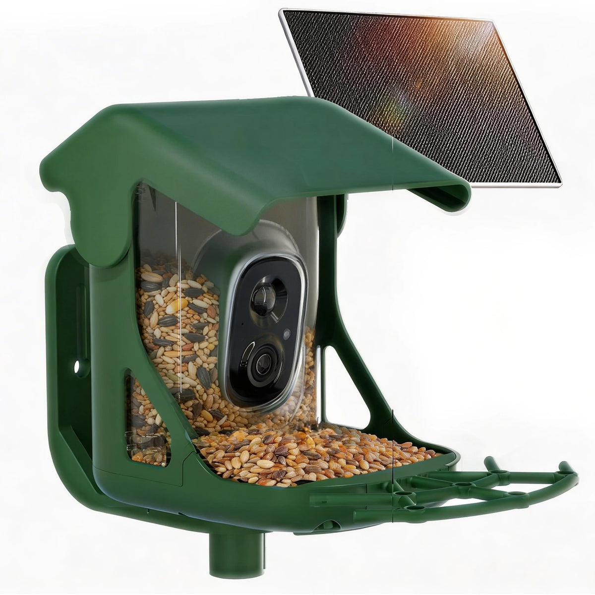 Capture every wingbeat and feather detail with this solar-powered smart bird feeder camera designed to bring nature directly to your screen.