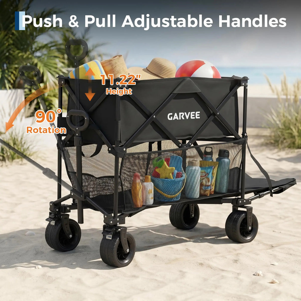 Transform your outdoor chores and weekend adventures with this versatile folding utility wagon designed to handle heavy loads effortlessly.