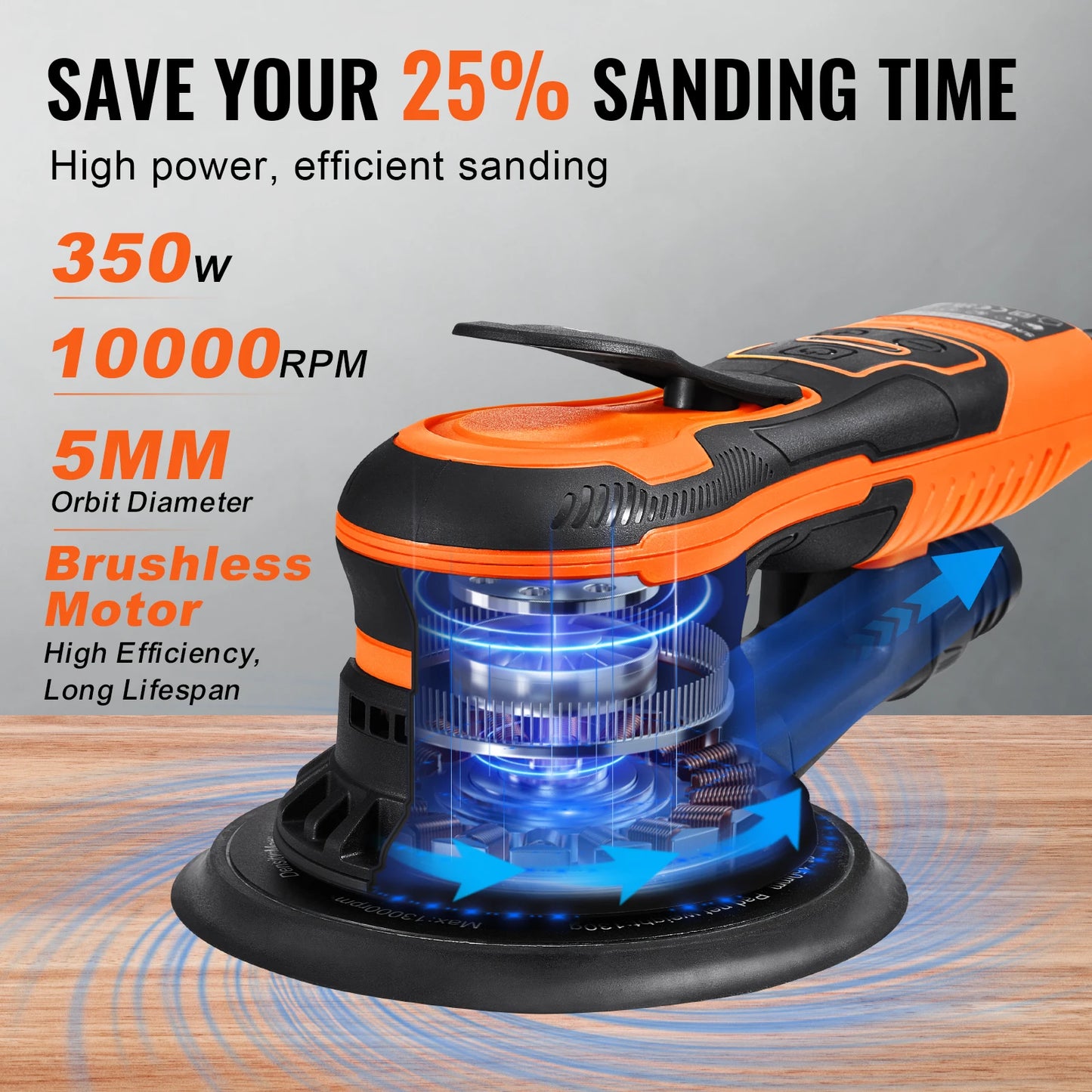Upgrade your workshop with a quiet, powerful six-inch random orbital sander that delivers professional-grade finishes on every project.