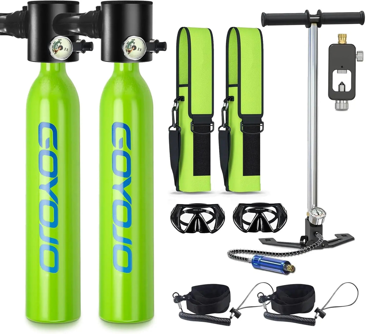 GoYoJo Mini Scuba Tank Kit delivers compact, ready-to-use underwater performance.