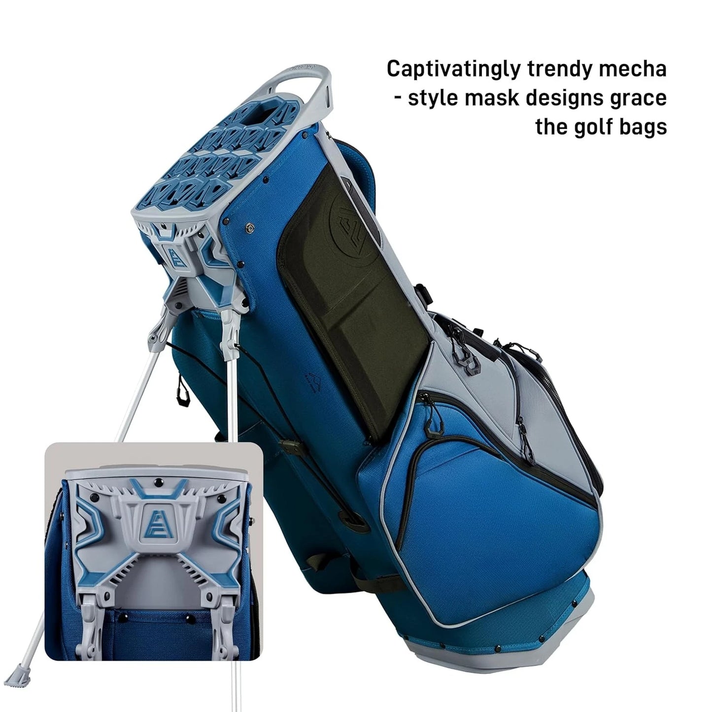 ST-Lock Mecha 14 Way Dividers Quiet Hybrid Stand Bag for Men & Women, Customized