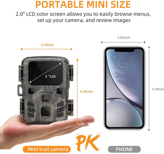 Capture stunning wildlife moments with this compact trail camera carefully engineered to keep you connected to nature.