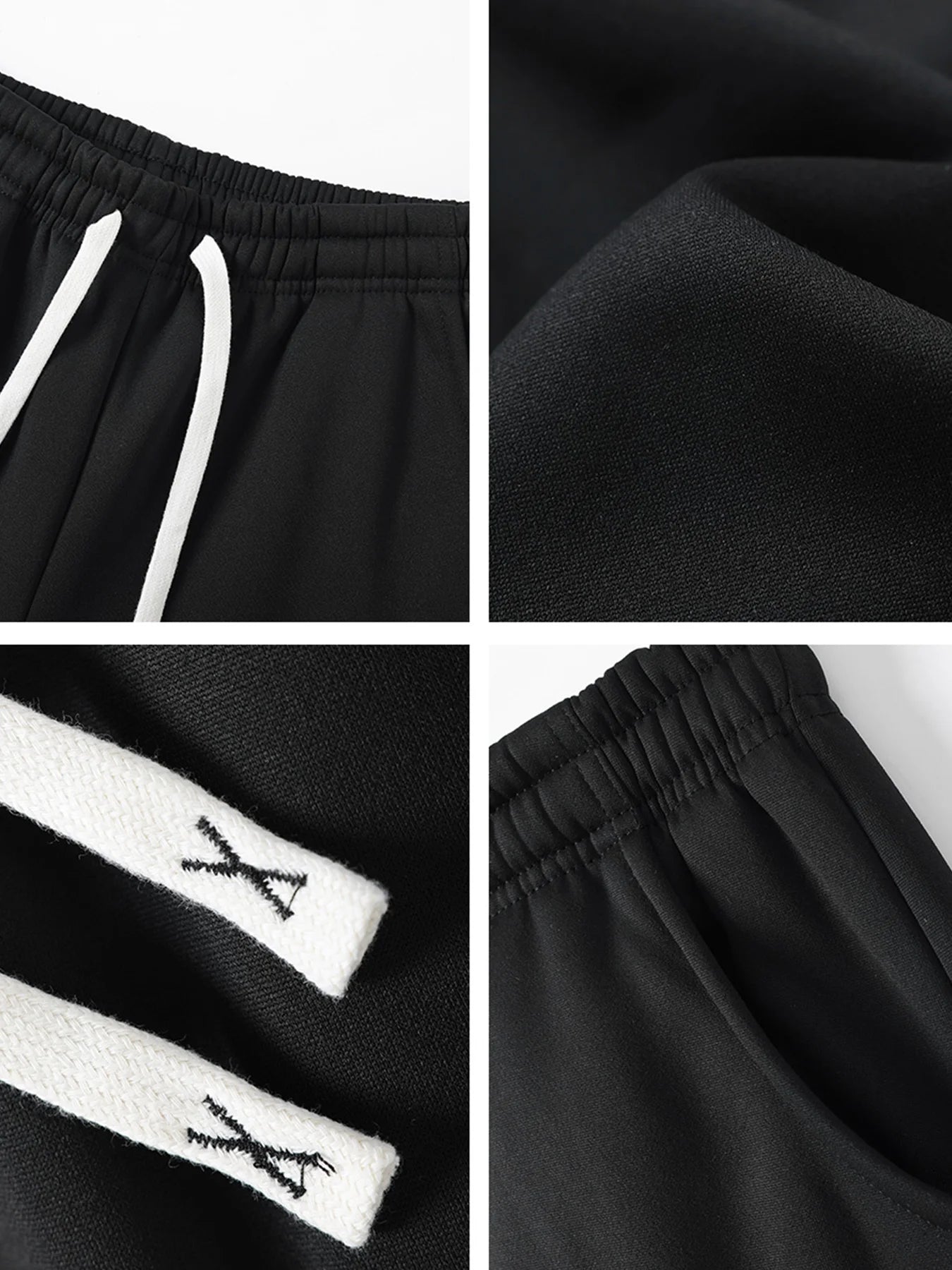 Men's 4-piece set cuffed sports casual pants, comfortable fabric, suitable for outdoor sports, shopping, and travel