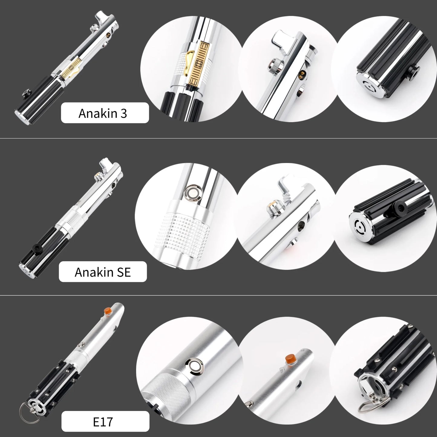 Light up your Star Wars moments with a vivid, programmable Anakin-inspired lightsaber that adapts to every training, display, or duel.