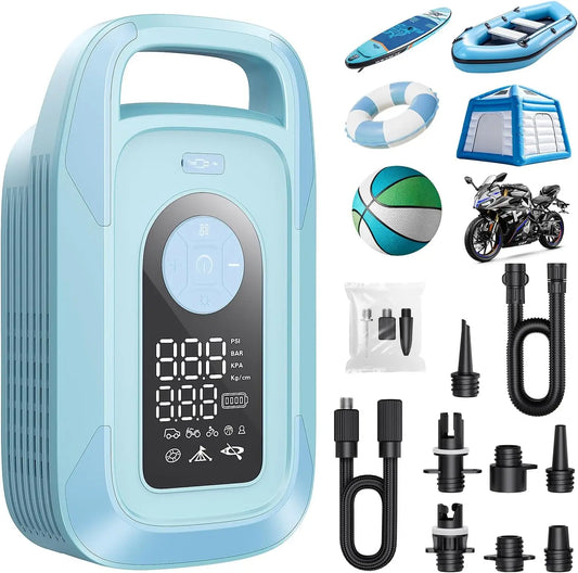 Take the hard work out of inflating your boards and gear with this cordless electric pump.