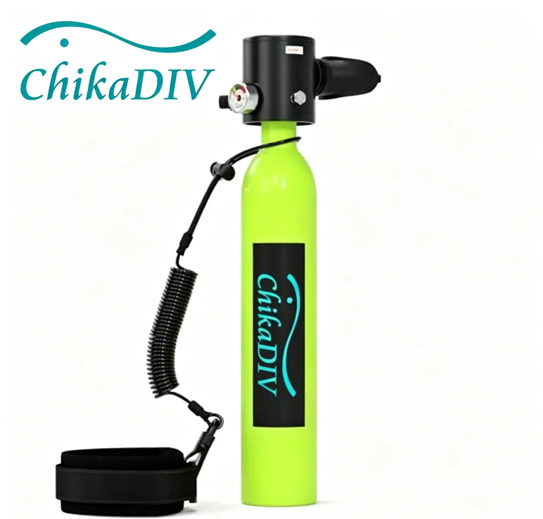 Transform your underwater adventures with this portable refillable oxygen cylinder designed for safe and extended diving.