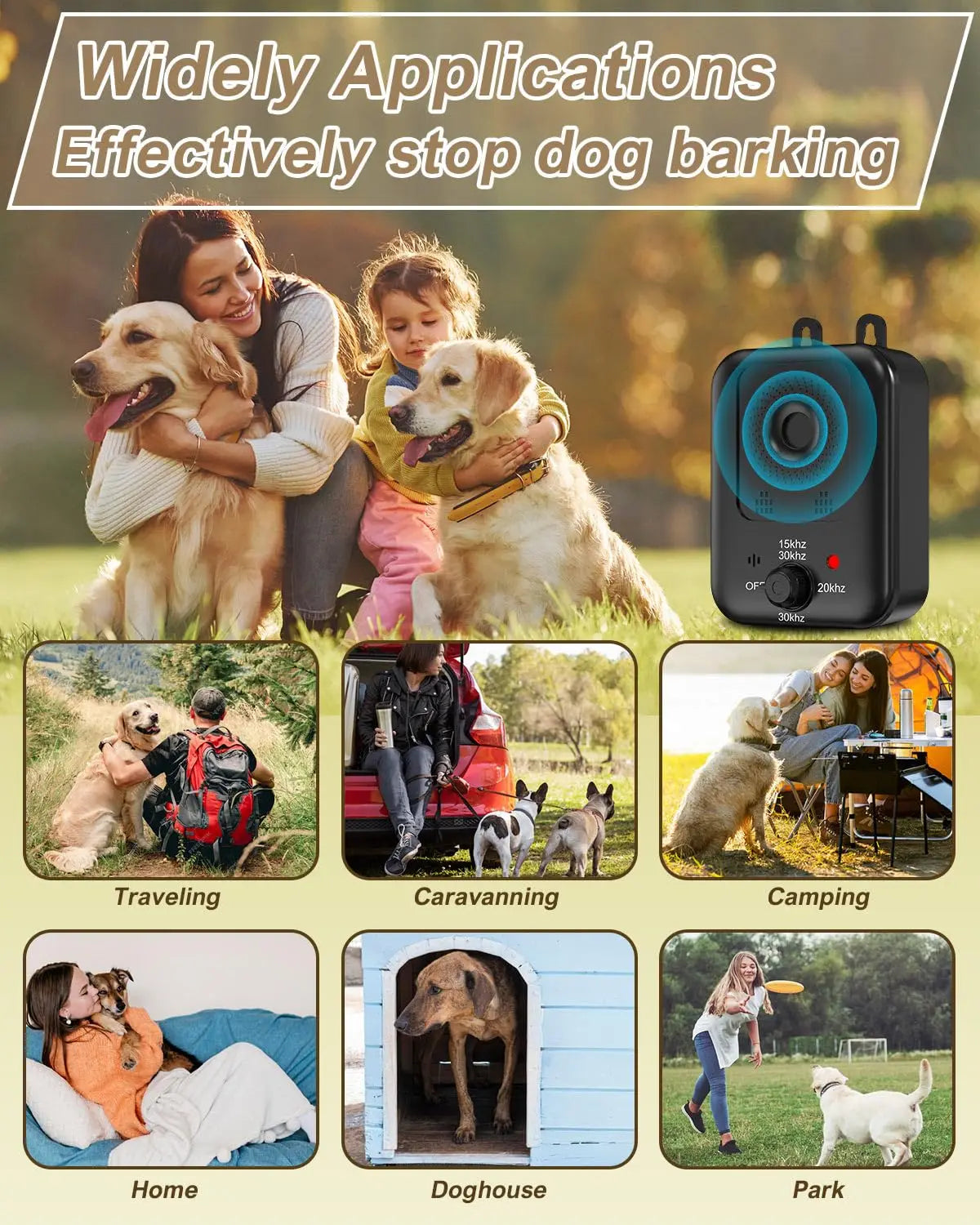 Experience calmer routines and safer surroundings as you curb barking gracefully with a rechargeable ultrasonic deterrent designed for reliable indoor and outdoor use.