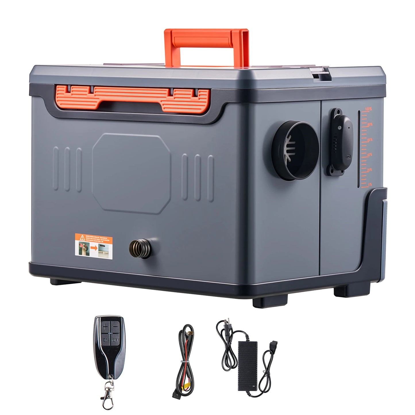 SucceBuy Diesel Heater, 8KW, DC 12V/24V All in One Portable Diesel Air Heater Remote Control and LCD Screen for Trucks Vans RVs