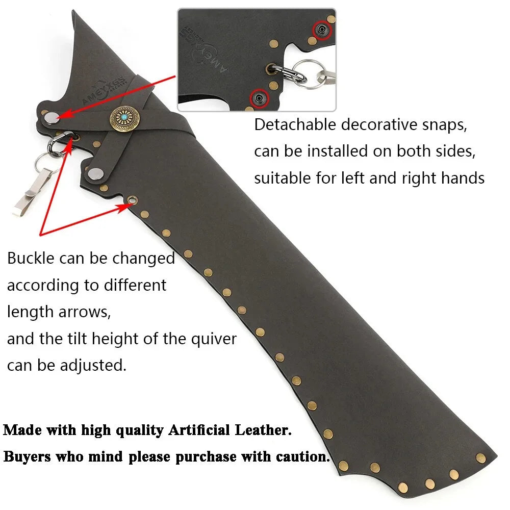 Take your shooting accuracy to the next level with this convenient waist-hanging arrow quiver designed for modern archers.