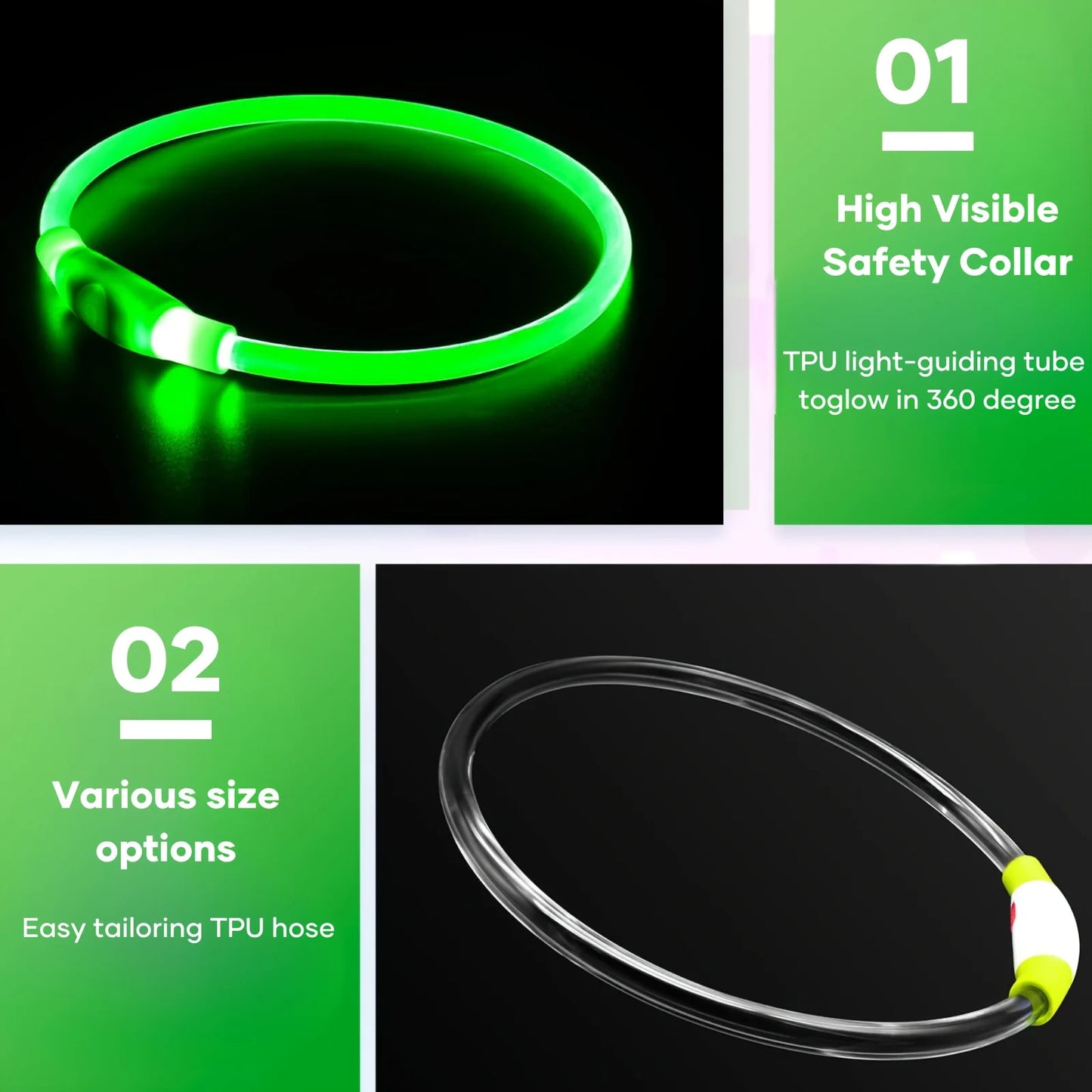 Light up your evening strolls with a versatile LED dog collar that enhances safety, makes your pup instantly visible, and adds a stylish glow to every outing.