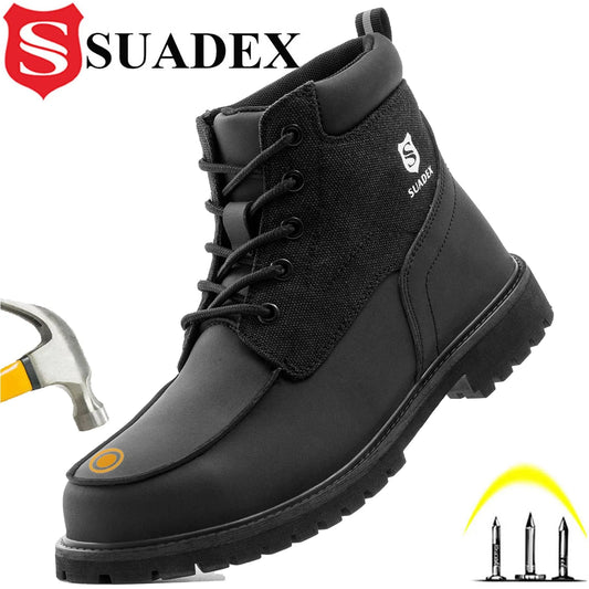 Step into SUADEX steel toe boots and you will experience reliable protection, rugged durability, and all-day comfort on tough job sites, day after day.