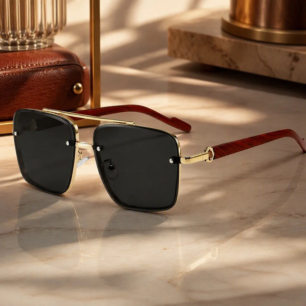 You elevate your everyday style instantly with these vintage-inspired square sunglasses designed to complement any face shape while keeping your eyes shielded from harsh glare.