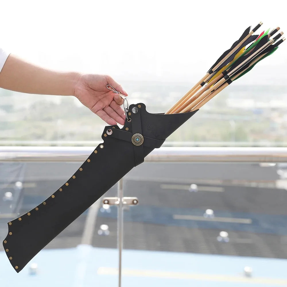 Take your shooting accuracy to the next level with this convenient waist-hanging arrow quiver designed for modern archers.
