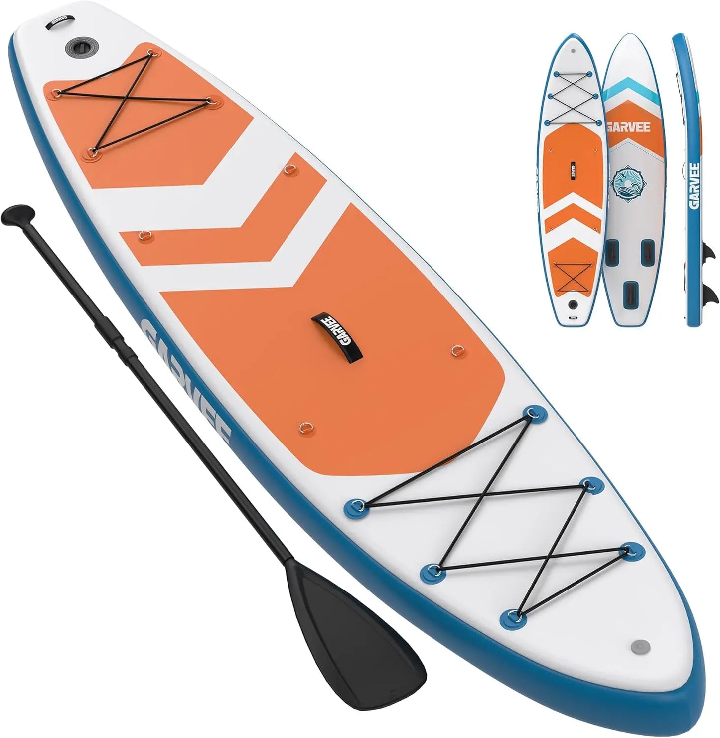 Inflatable Paddle Board for Adult, 10.6ft x 32"/ 11ft x 34" Extra Wide Inflatable Stand Up Paddle Board with Kits, for Sea Lakes