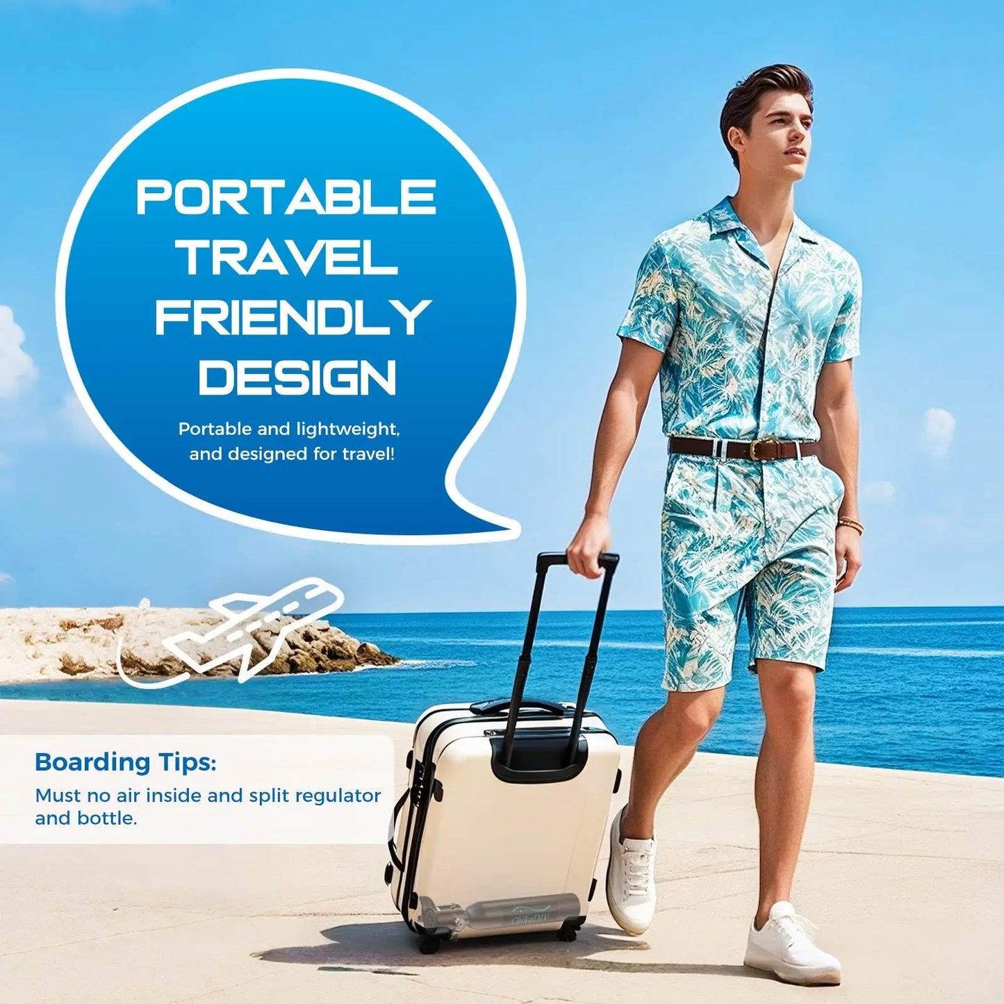 Transform your underwater adventures with this portable refillable oxygen cylinder designed for safe and extended diving.
