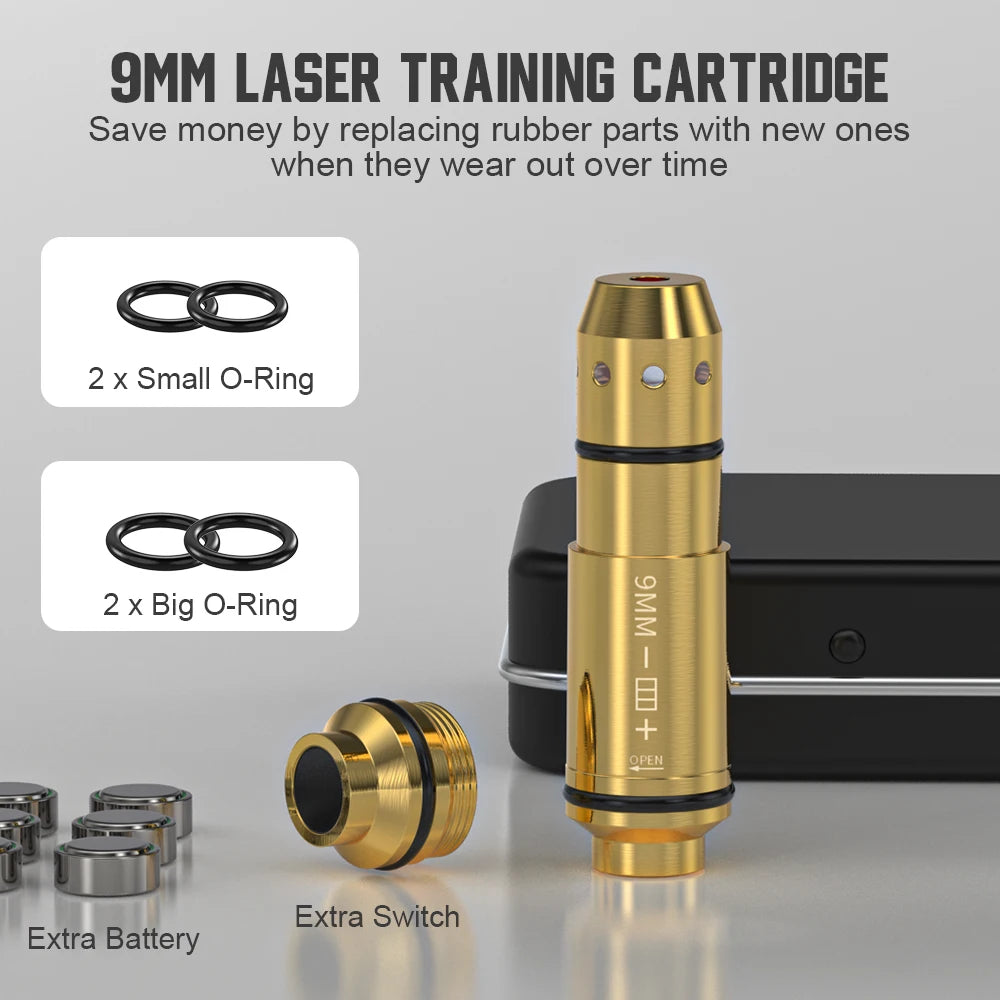Sharpen your pistol skills with a precise laser-guided dry-fire cartridge that makes every trigger pull count, accelerating accuracy, confidence, and shooter consistency.