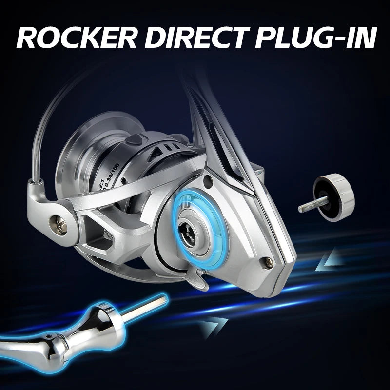 Billings Spinning Fishing Reel 14KG Max Drag 5.2 To 1 Gear Ratio