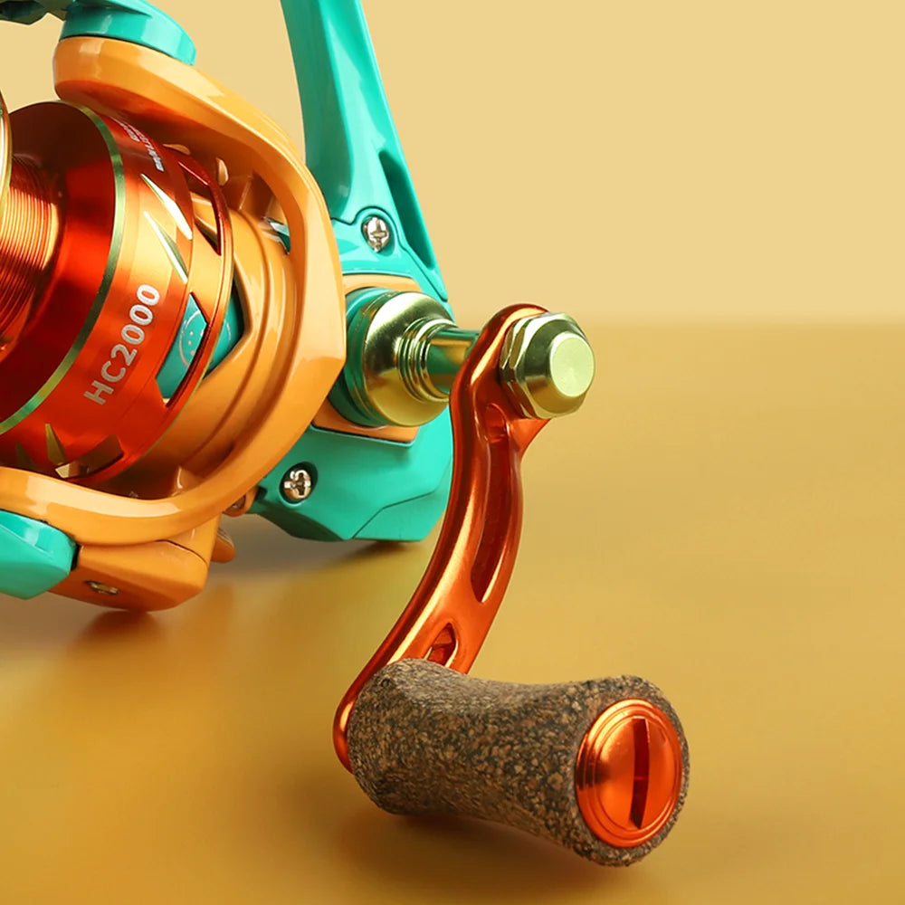 Spinning Fishing Reel 10KG Max Drag 5.2 to 1 Gear Ratio Metal Spool