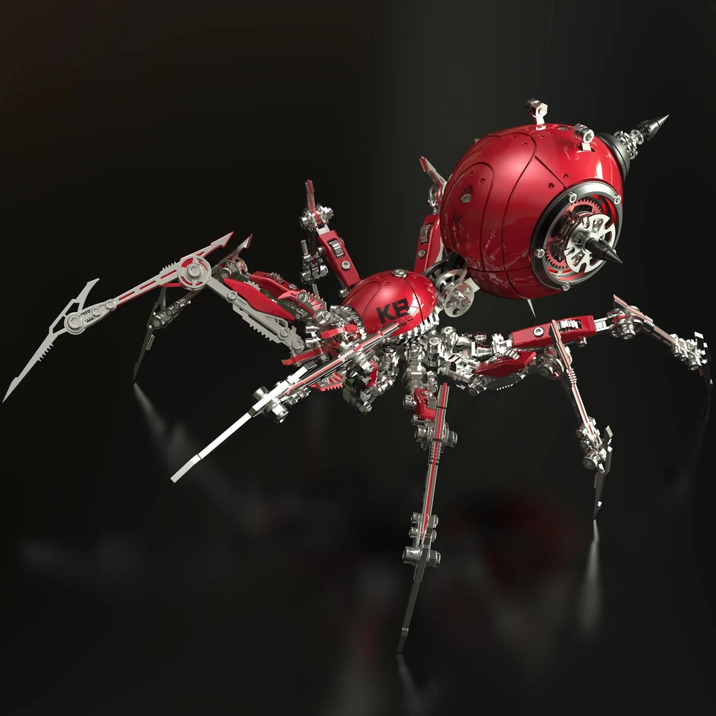 3D Metal Puzzle Spider Model Kit - Stainless Steel Mechanical Insect, High Difficulty DIY Craft for Adults, Collectible Gift