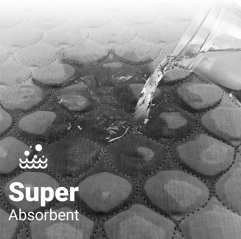 Extra Large 60"x48" Washable Dog Pee Pads, Heavy Absorbency Waterproof Non-Slip Training Pads, Reusable Up to 300 Washes