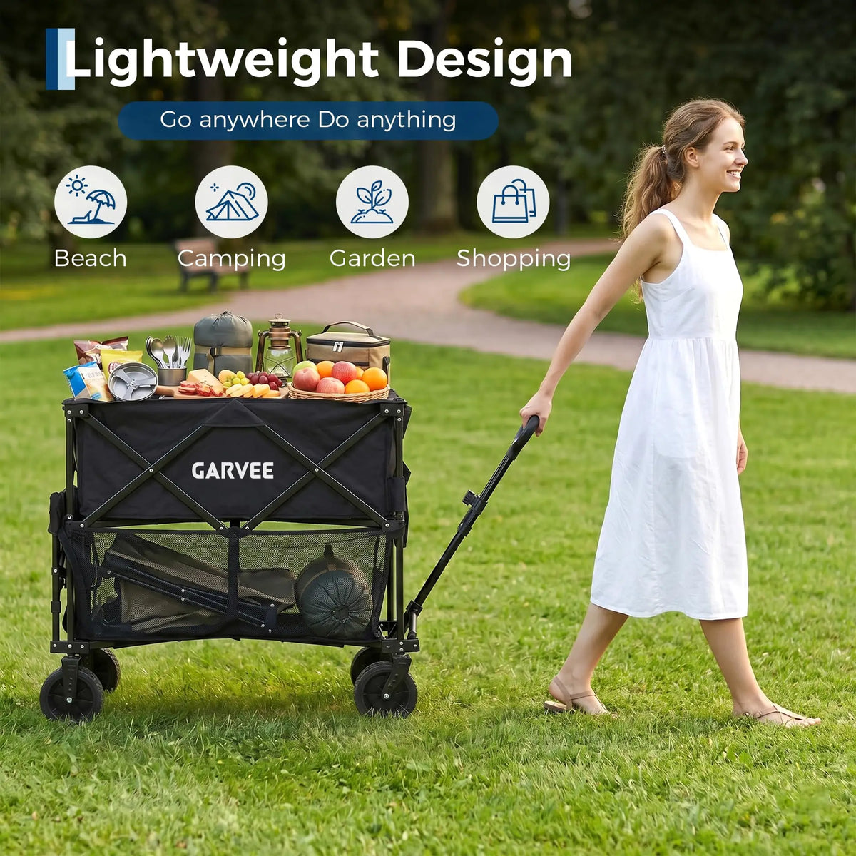Transform your outdoor chores and weekend adventures with this versatile folding utility wagon designed to handle heavy loads effortlessly.
