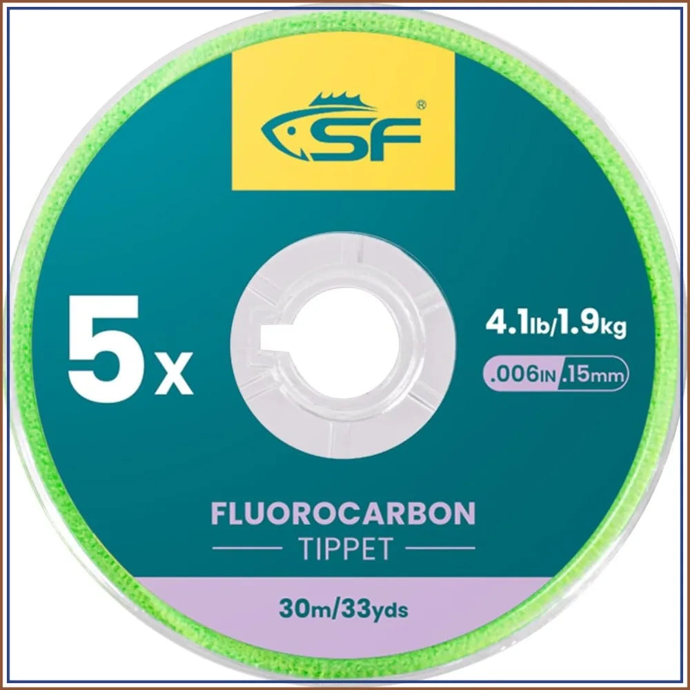 Fluorocarbon Tippet Line Fly Fishing Leaders Trout 75M 100M 0X-7X Clear Strong Abrasion Resistant