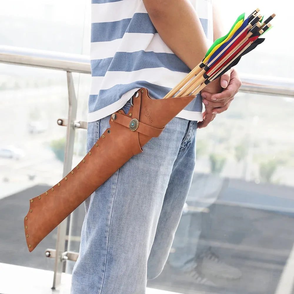 Take your shooting accuracy to the next level with this convenient waist-hanging arrow quiver designed for modern archers.