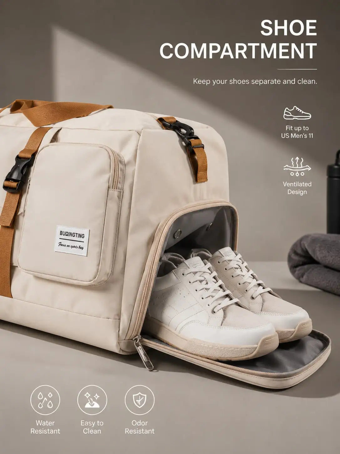 Prepare for your next adventure with a spacious travel tote designed to keep all your essentials organized while you navigate busy schedules.