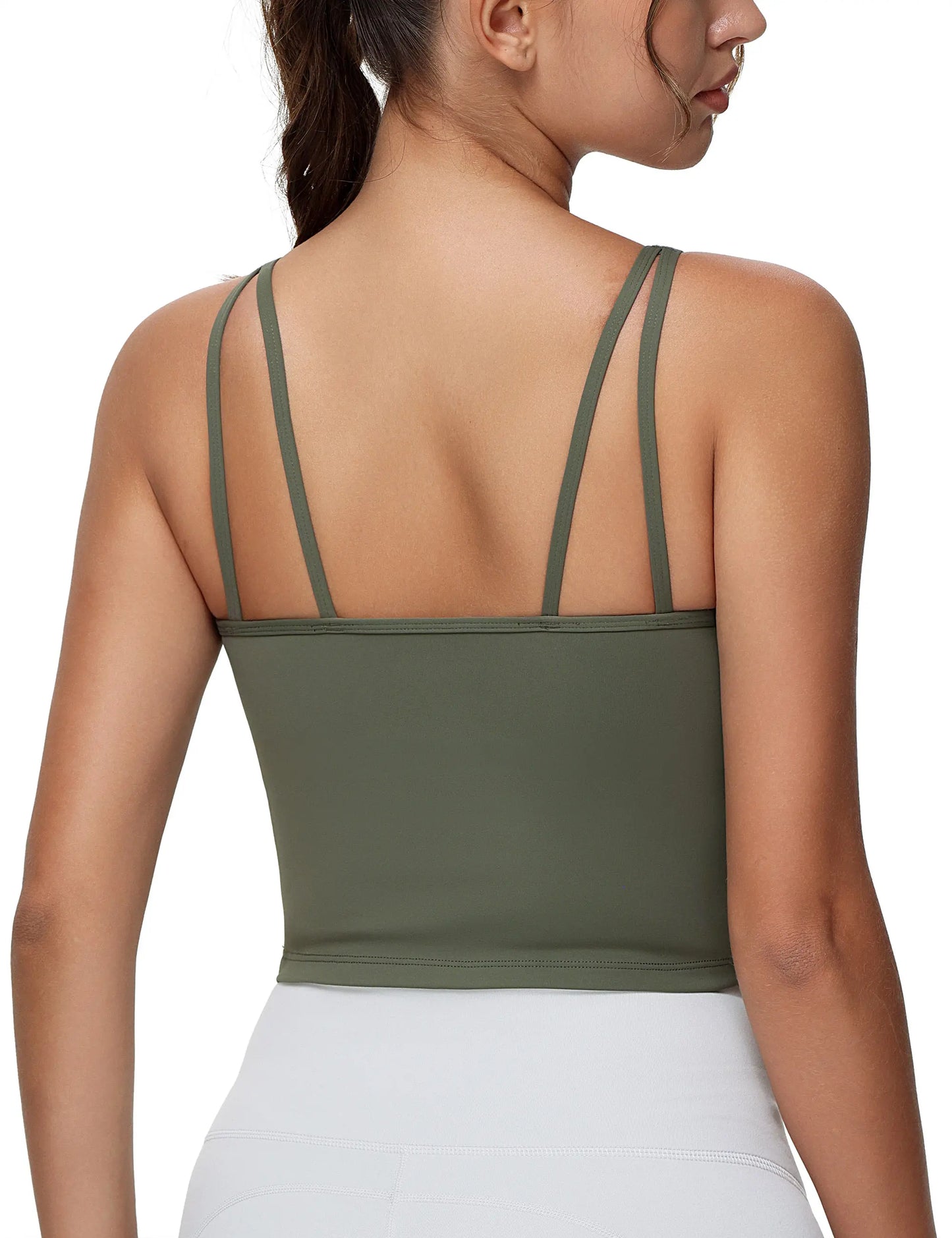Transform your workout routine with this longline sports bra that offers sleek support without underwires.