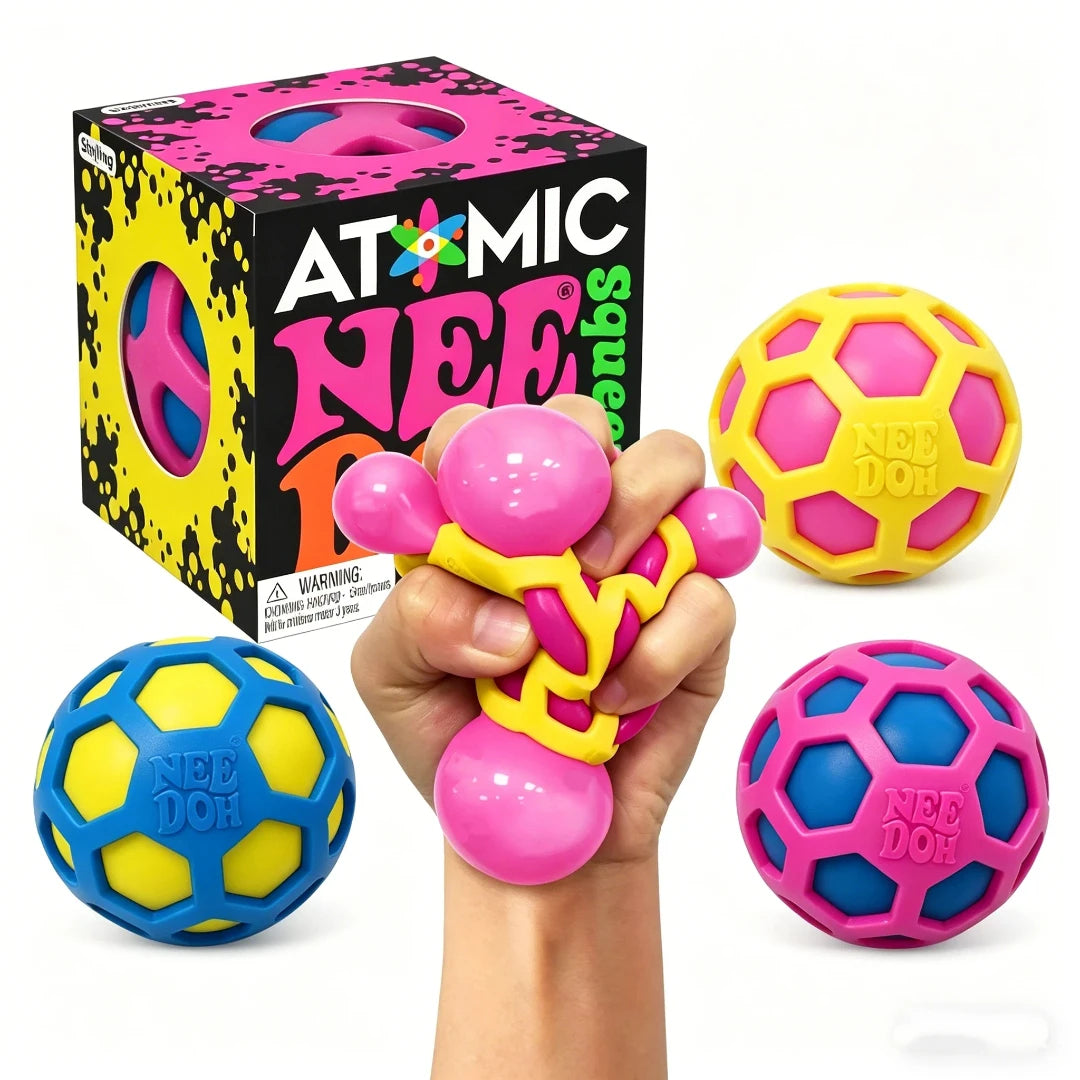 Transform your daily anxiety into focused calm with this compact atomic stress relief ball designed for ultimate handheld satisfaction.