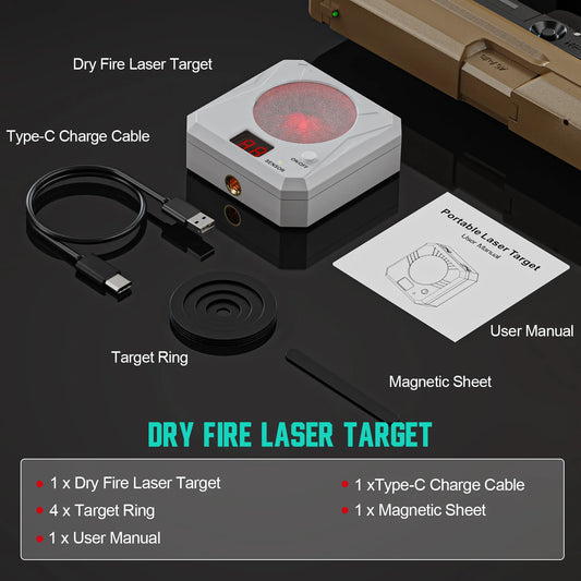 Electronic Infrared Laser Target for Shooting Practice with Sound Effects