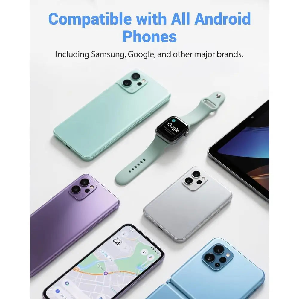 Car Tracker Tag for Android Only, Vehicle Tracking Tag Compatible with Google Find My Device, Android Airtag Alternative, GPS Lo
