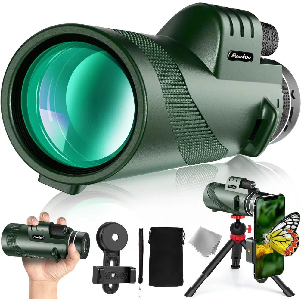 Experience faraway clarity in a palm-sized monocular you can pair with your phone.