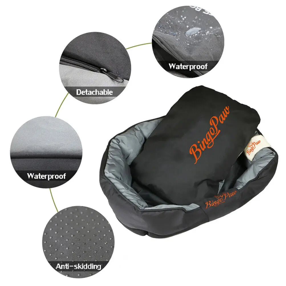 Transform your dog’s daily rest into a true sanctuary of comfort and tranquility with this versatile sleeping solution designed specifically for every season.