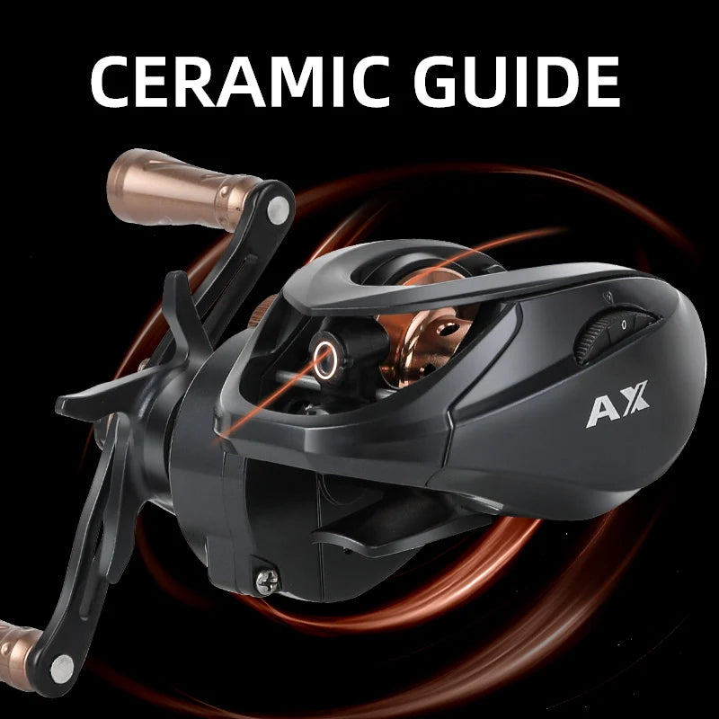 BILLINGS Baitcasting Reel 156G Lightweight Baitcaster Fishing Reels 4+1BB 7.2:1 High Speed Gear Ratio 6KG Max Drag for Freshwater Fishing
