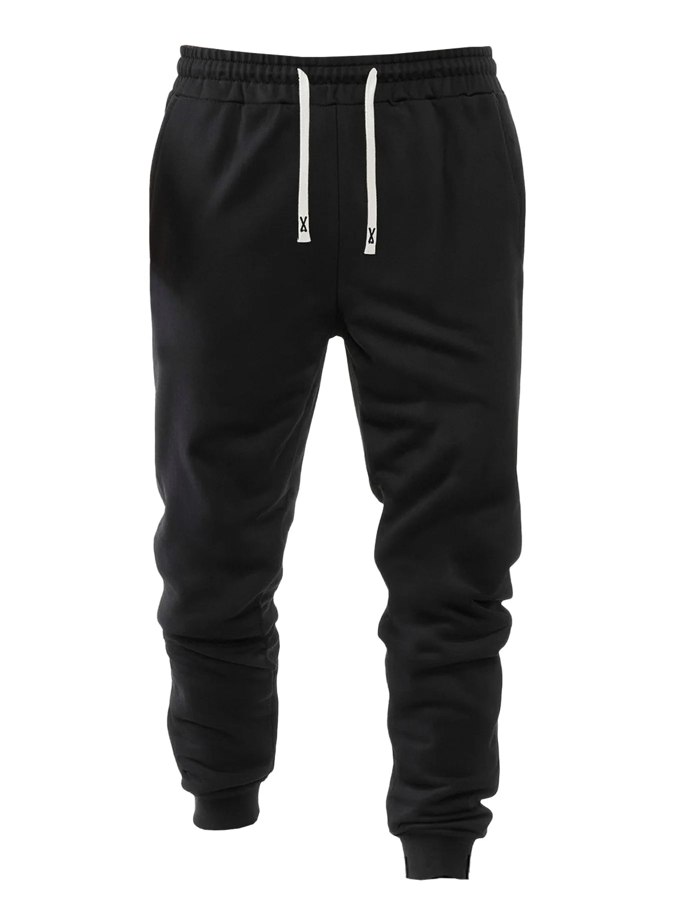 Men's 4-piece set cuffed sports casual pants, comfortable fabric, suitable for outdoor sports, shopping, and travel
