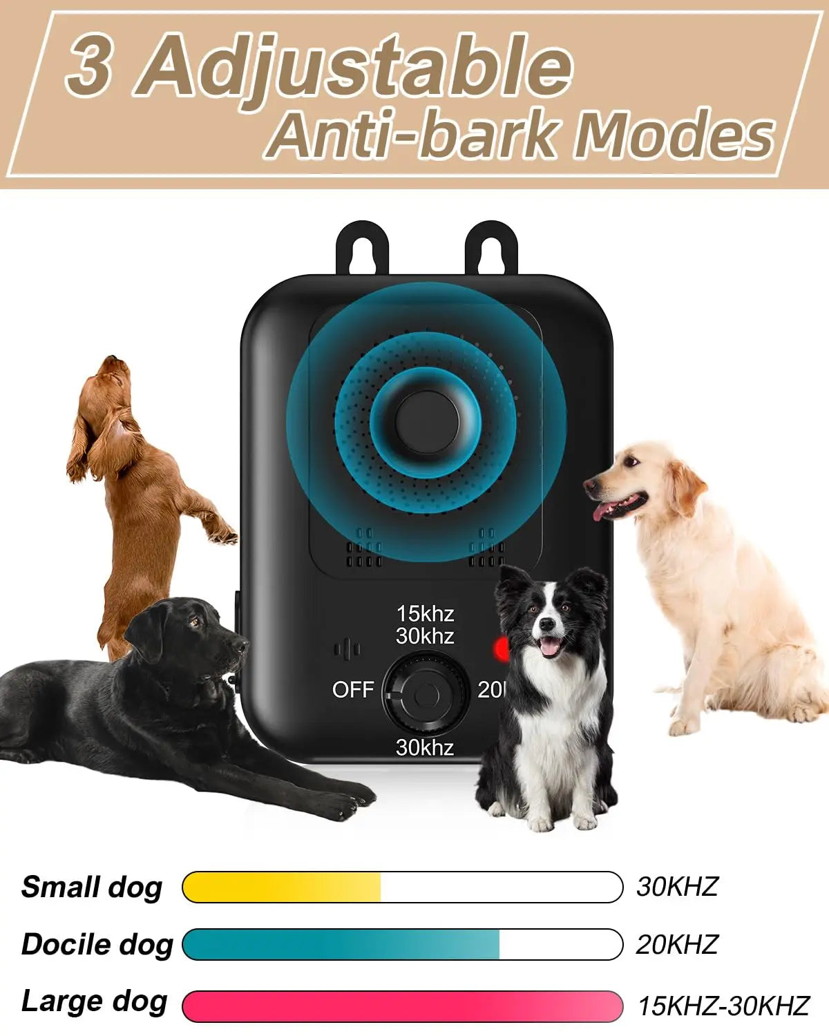 Experience calmer routines and safer surroundings as you curb barking gracefully with a rechargeable ultrasonic deterrent designed for reliable indoor and outdoor use.
