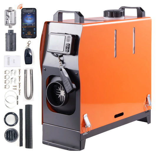 SucceBuy 5/8KW Car Heater Diesel Air Heater 12V Diesel Heater With LCD Switch Low Noise for Car Truck RV Parking Diesel Heater