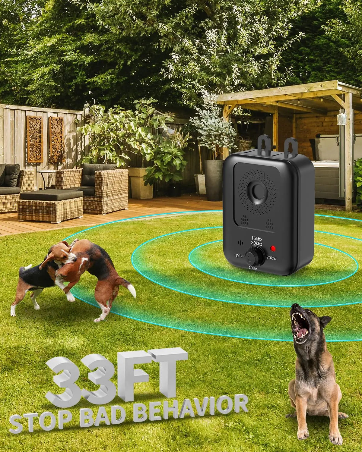 Experience calmer routines and safer surroundings as you curb barking gracefully with a rechargeable ultrasonic deterrent designed for reliable indoor and outdoor use.