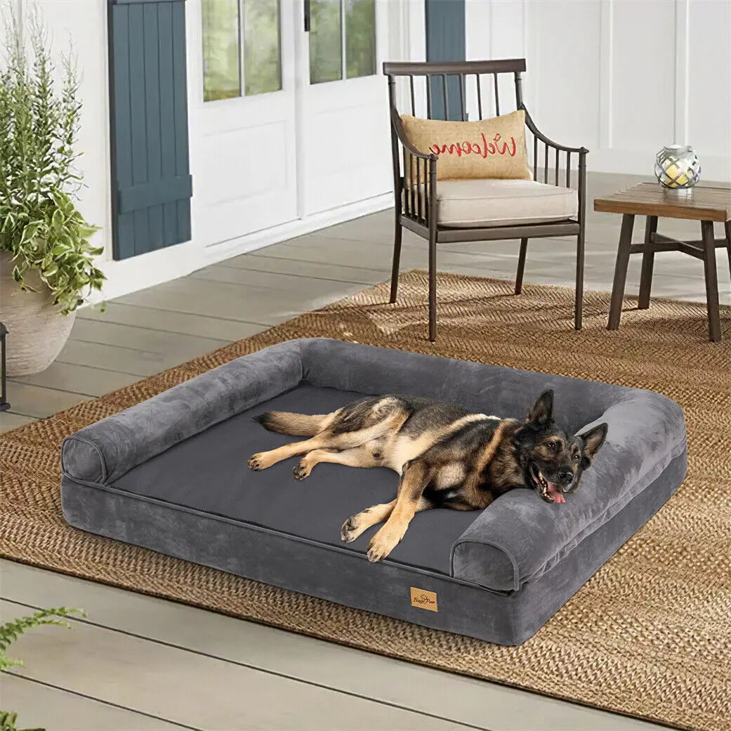 Extra Large Orthopedic Dog Bed Mattress with Removable Washable Cover