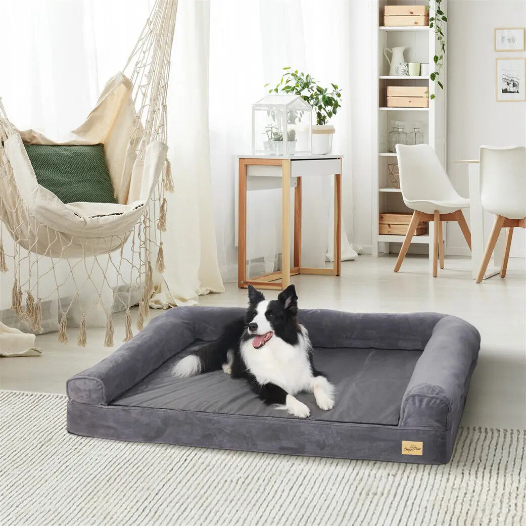 Extra Large Orthopedic Dog Bed Mattress with Removable Washable Cover
