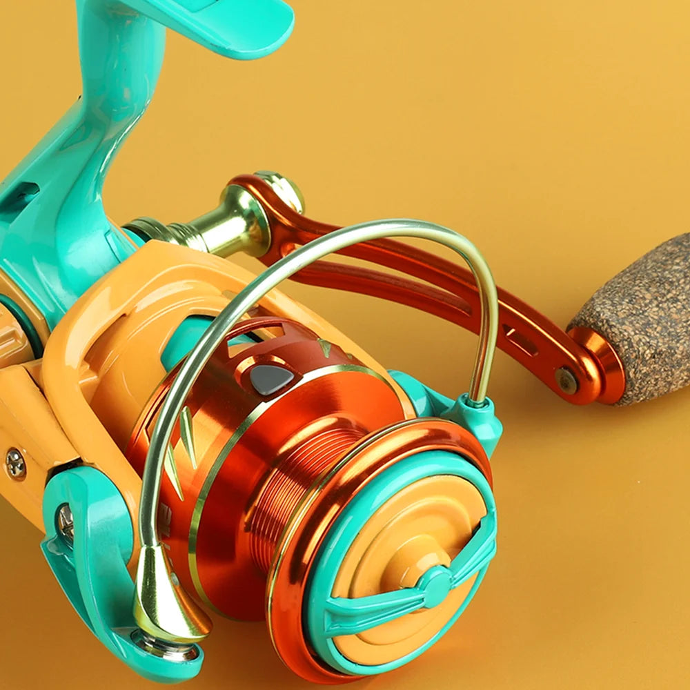 Spinning Fishing Reel 10KG Max Drag 5.2 to 1 Gear Ratio Metal Spool