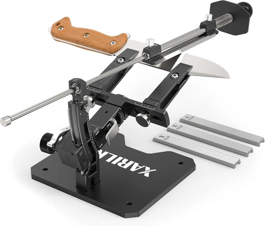 Professional Knife Sharpener Kit With Diamond Plates 320 800 2000 Grit